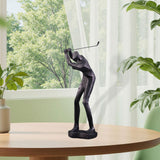 Maxbell Golf Themed Figurine Aesthetic Human Sculpture for Room Wedding Housewaiming 813B