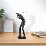Maxbell Golf Themed Figurine Aesthetic Human Sculpture for Room Wedding Housewaiming 813B