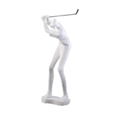 Maxbell Golf Themed Figurine Aesthetic Human Sculpture for Room Wedding Housewaiming 813W