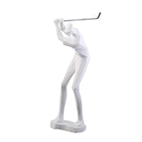 Maxbell Golf Themed Figurine Aesthetic Human Sculpture for Room Wedding Housewaiming 813W
