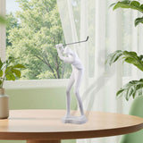 Maxbell Golf Themed Figurine Aesthetic Human Sculpture for Room Wedding Housewaiming 813W