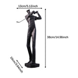 Maxbell Golf Themed Figurine Aesthetic Human Sculpture for Room Wedding Housewaiming 814B
