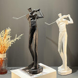 Maxbell Golf Themed Figurine Aesthetic Human Sculpture for Room Wedding Housewaiming 814B