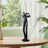 Maxbell Golf Themed Figurine Aesthetic Human Sculpture for Room Wedding Housewaiming 814B