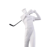 Maxbell Golf Themed Figurine Aesthetic Human Sculpture for Room Wedding Housewaiming 814W