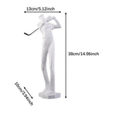 Maxbell Golf Themed Figurine Aesthetic Human Sculpture for Room Wedding Housewaiming 814W
