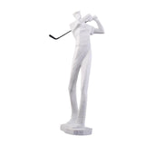 Maxbell Golf Themed Figurine Aesthetic Human Sculpture for Room Wedding Housewaiming 814W