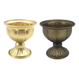 Maxbell Floral Arranger Plant Vase Plant Pot for Restaurant Living Room Dining Table Gold