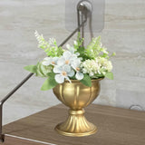 Maxbell Floral Arranger Plant Vase Plant Pot for Restaurant Living Room Dining Table Gold