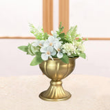 Maxbell Floral Arranger Plant Vase Plant Pot for Restaurant Living Room Dining Table Gold