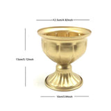 Maxbell Floral Arranger Plant Vase Plant Pot for Restaurant Living Room Dining Table Gold