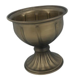 Maxbell Floral Arranger Plant Vase Plant Pot for Restaurant Living Room Dining Table Brass