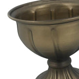 Maxbell Floral Arranger Plant Vase Plant Pot for Restaurant Living Room Dining Table Brass