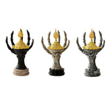 Maxbell Incense Burner Spooky Desktop Tabletop Decoration for Farmhouse Office Party Black