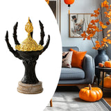 Maxbell Incense Burner Spooky Desktop Tabletop Decoration for Farmhouse Office Party Black