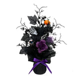 Maxbell Artificial Berry Tree Scary Pumpkin Skulls for Indoor Outdoor Party Supplies