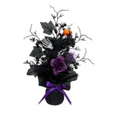 Maxbell Artificial Berry Tree Scary Pumpkin Skulls for Indoor Outdoor Party Supplies