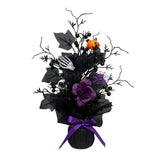 Maxbell Artificial Berry Tree Scary Pumpkin Skulls for Indoor Outdoor Party Supplies