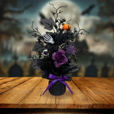 Maxbell Artificial Berry Tree Scary Pumpkin Skulls for Indoor Outdoor Party Supplies