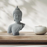 Maxbell Buddha Garden Statue Creative Art Craft Home Ornament for Patio Cabinet Desk
