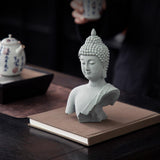 Maxbell Buddha Garden Statue Creative Art Craft Home Ornament for Patio Cabinet Desk