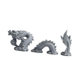 Maxbell Dragon Statue Set Gift Decorative Ornament Sculpture for Yard Shop Fireplace
