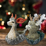 Maxbell Deer Planter Art Crafts Elk Plant Flowerpot for Living Room Entryway Outdoor 10cmx8.5cmx11.5cm