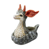 Maxbell Deer Planter Art Crafts Elk Plant Flowerpot for Living Room Entryway Outdoor 10cmx8.5cmx11.5cm