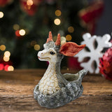 Maxbell Deer Planter Art Crafts Elk Plant Flowerpot for Living Room Entryway Outdoor 10cmx8.5cmx11.5cm