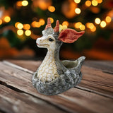 Maxbell Deer Planter Art Crafts Elk Plant Flowerpot for Living Room Entryway Outdoor 10cmx8.5cmx11.5cm