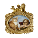 Maxbell Picture Frame Rustic Gifts Tabletop Display Oval Wall Art Luxury Retro Style