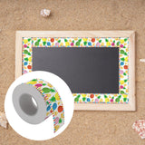 Maxbell Bulletin Board Borders Art Cute Rolled Border Trim for Classroom Home Office