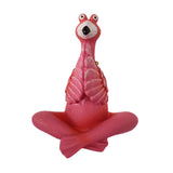 Maxbell Mini Yoga Flamingo Figurine Unique Garden Figurine for Yard Friends Tabletop