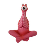 Maxbell Mini Yoga Flamingo Figurine Unique Garden Figurine for Yard Friends Tabletop