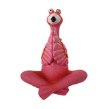Maxbell Mini Yoga Flamingo Figurine Unique Garden Figurine for Yard Friends Tabletop