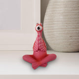Maxbell Mini Yoga Flamingo Figurine Unique Garden Figurine for Yard Friends Tabletop