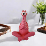 Maxbell Mini Yoga Flamingo Figurine Unique Garden Figurine for Yard Friends Tabletop