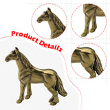 Maxbell Tea Pet Ornament Art Home Decor Horse Statue for Bookshelf Desk Drawing Room