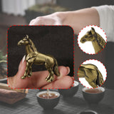 Maxbell Tea Pet Ornament Art Home Decor Horse Statue for Bookshelf Desk Drawing Room