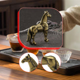 Maxbell Tea Pet Ornament Art Home Decor Horse Statue for Bookshelf Desk Drawing Room