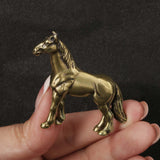 Maxbell Tea Pet Ornament Art Home Decor Horse Statue for Bookshelf Desk Drawing Room