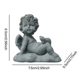 Maxbell Angel Statue Small Art Piece Decorative Figurine for Entrance Shelf Entryway