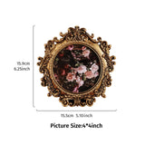 Maxbell Photo Frame Round DIY Easy to Install Photo Holder for Weddings Table Office