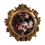 Maxbell Photo Frame Round DIY Easy to Install Photo Holder for Weddings Table Office