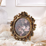 Maxbell Photo Frame Round DIY Easy to Install Photo Holder for Weddings Table Office