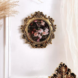 Maxbell Photo Frame Round DIY Easy to Install Photo Holder for Weddings Table Office