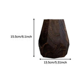 Maxbell Wood Flower Vase Home Decor Flowerpot Vase for Living Room Tabletop Entryway