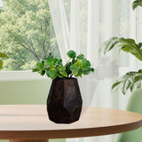 Maxbell Wood Flower Vase Home Decor Flowerpot Vase for Living Room Tabletop Entryway