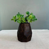Maxbell Wood Flower Vase Home Decor Flowerpot Vase for Living Room Tabletop Entryway