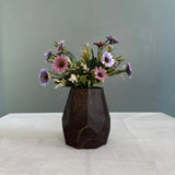Maxbell Wood Flower Vase Home Decor Flowerpot Vase for Living Room Tabletop Entryway